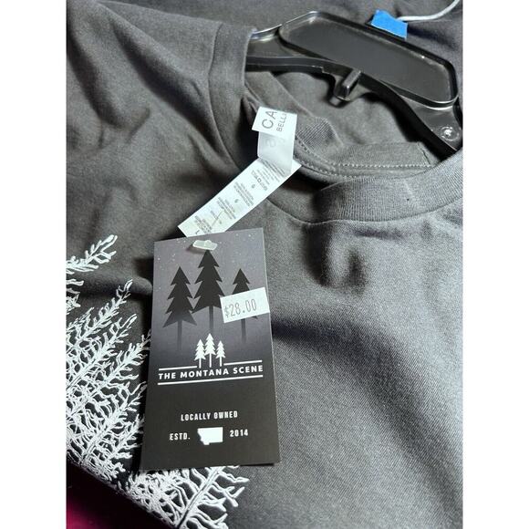 Medium Black The Wild Life Montana Sasquatch Bigfoot Tee Shirt MT TShirt NWT - Picture 3 of 5